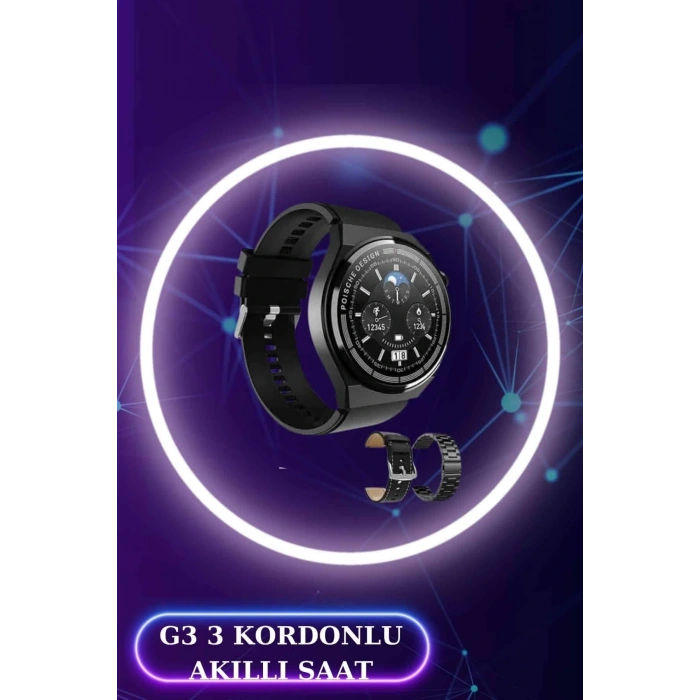 Akıllı Saat ve Kulaklık Seti Dokunmatik Ekran 5.0 Bluetooth Bağlantılı Sesli Görüşme