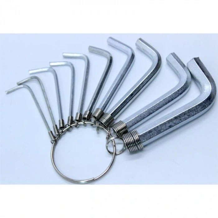 Allen Anahtar Takım Altı Köşeli 10 Parça Alyan (5047)