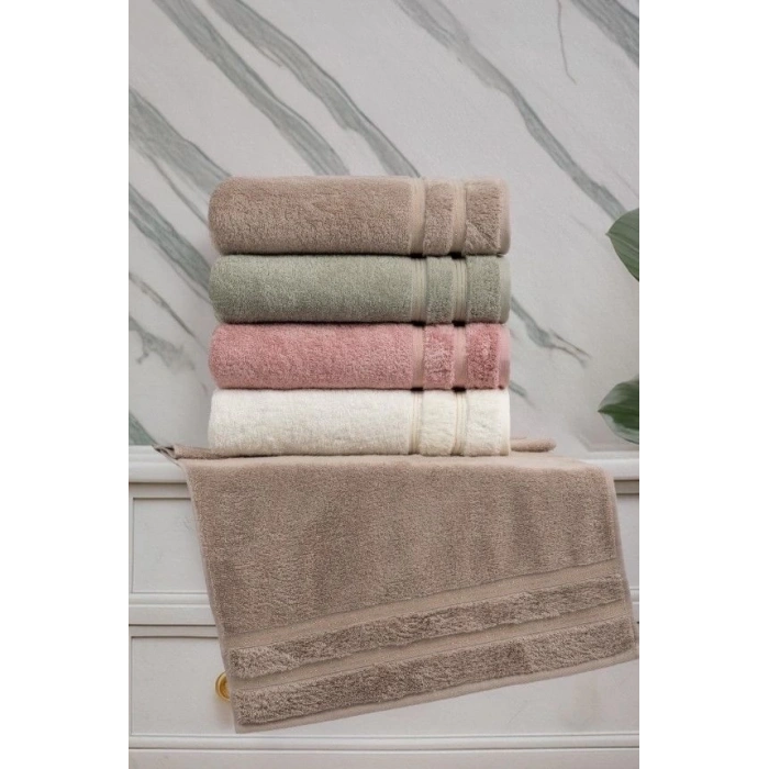 Altınbaşak Jakarlı 4´lü 50x90 El Havlusu Maddy