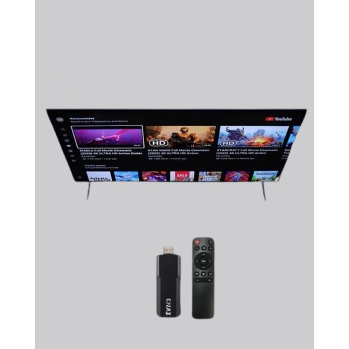 Android TV Stick 4K Ultra HD Görüntü Destekli