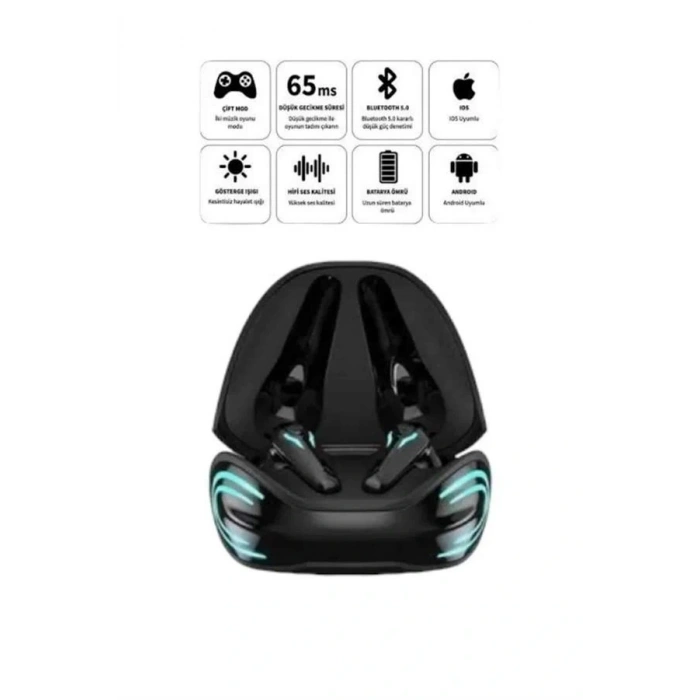 Android ve İOS Uyumlu Bluetooth Kulaklık  Kulaklık Mini