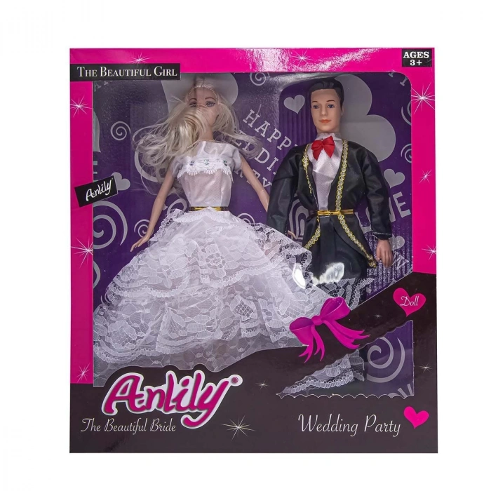 Anlily Gelin ve Damat Bebekler -OYD-02264