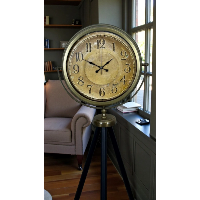 Antique Heritage Eskitme Tripod Ayaklı Saat