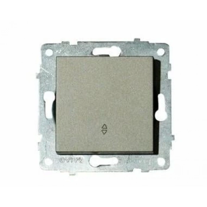 Antrasit Vavien Anahtar Çerçevesiz Grano - Priz ve Anahtar İçin Uyumlu Çerçeve