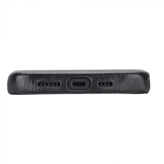 Apple iPhone 15 Plus Uyumlu Deri Arka Kapak ROCK RST1