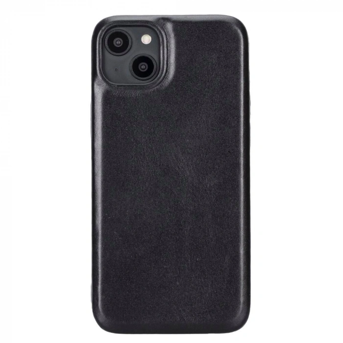 Apple iPhone 15 Plus Uyumlu Deri Arka Kapak ROCK RST1