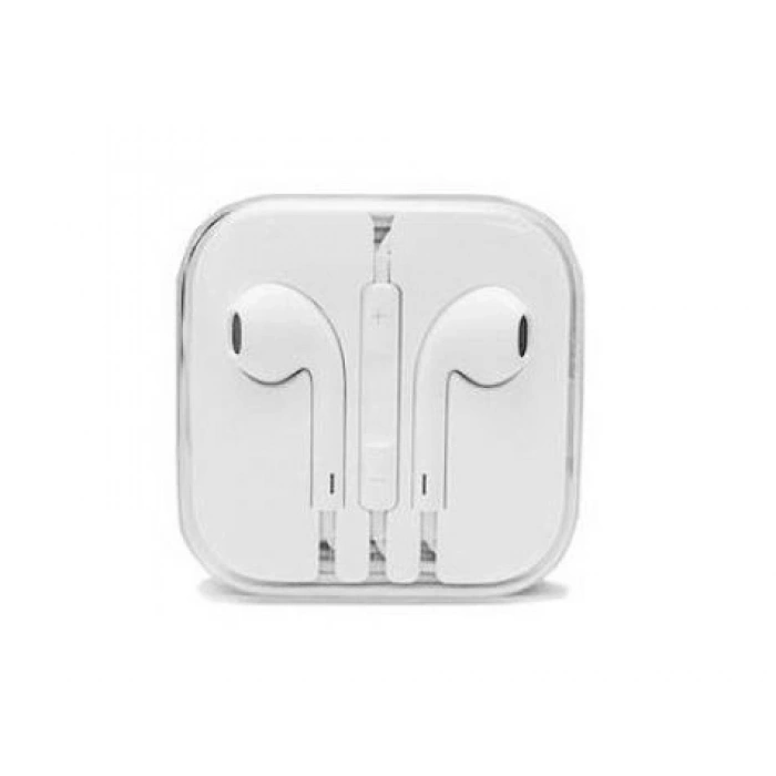 Apple  6/6S/6 Plus-5/5S/5C/5SE-4/4S/-3/3GS/3G Uyumlu Kulaklık - Beyaz