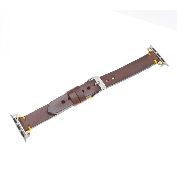 Apple Watch Uyumlu Deri Kordon 38-40-41mm Slim SRÇ RST2E