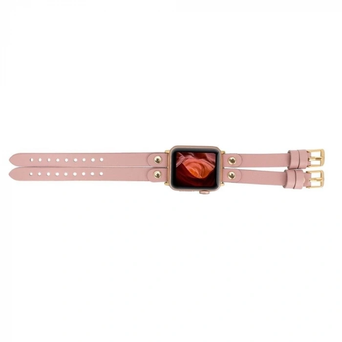 Apple Watch Uyumlu Deri Kordon Ely Double Tour GT NU2