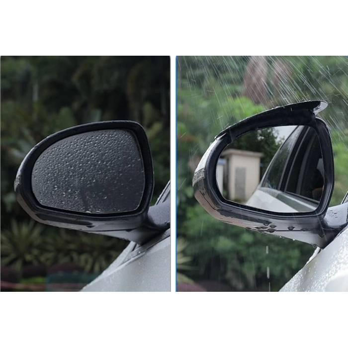 Araba Ayna Yağmur Koruyucu Siper Karbon Desenli (5047)