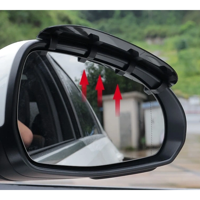 Araba Ayna Yağmur Koruyucu Siper Karbon Desenli (5047)