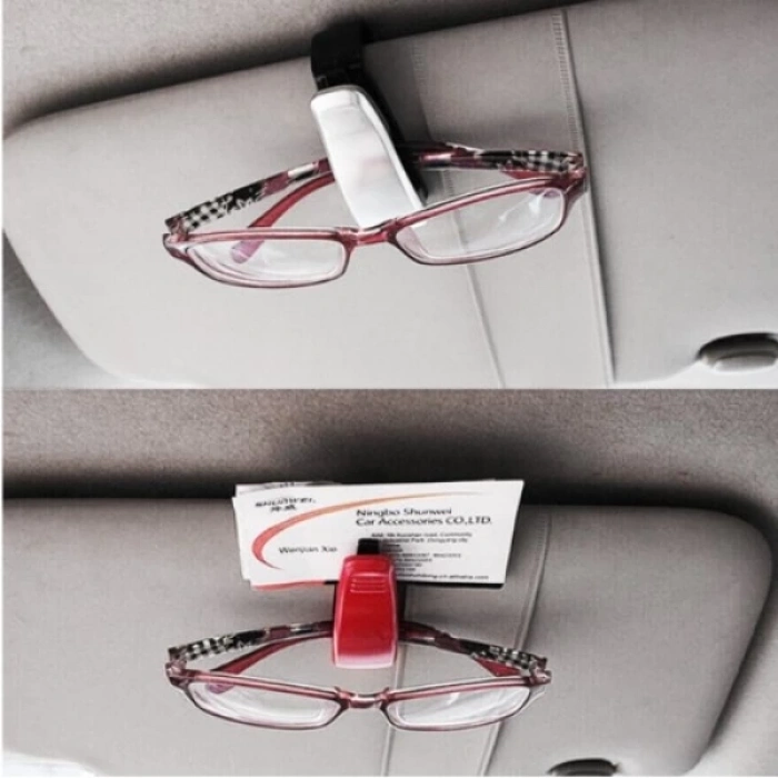 Araba Klips Gözlük Tutacağı
