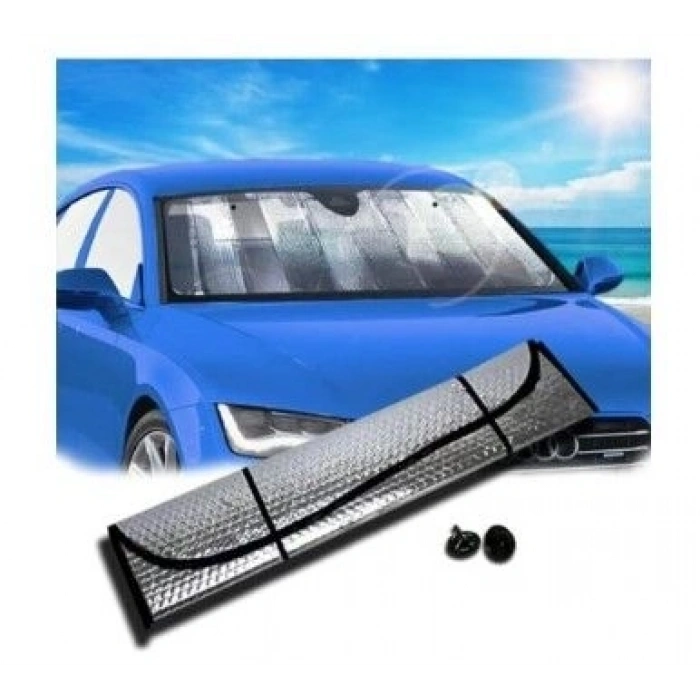 Araba Ön Cam Güneşliği 130*60 cm Parlak