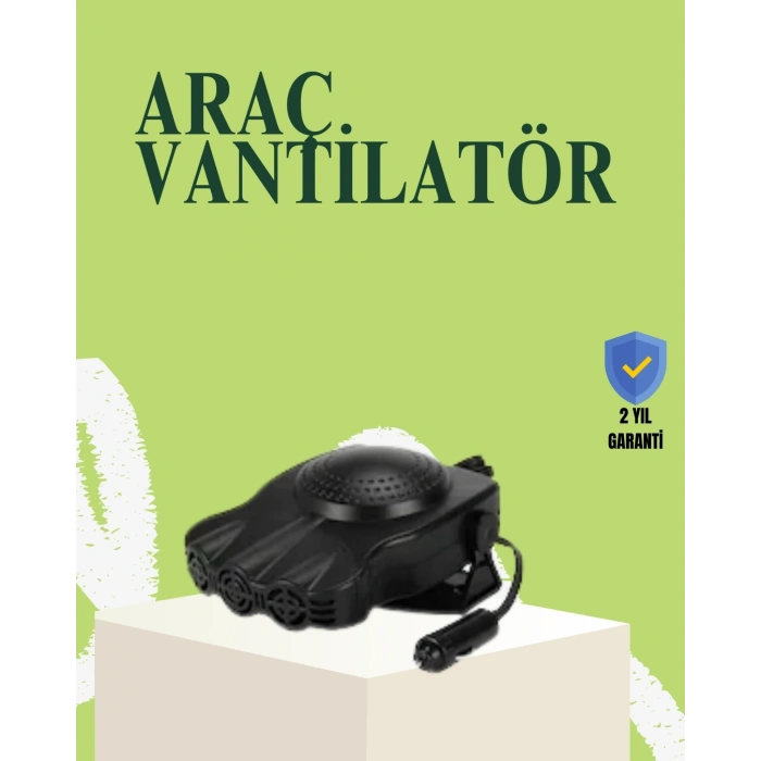 Araç İçi 150W Isıtıcı ve Soğutucu Fan