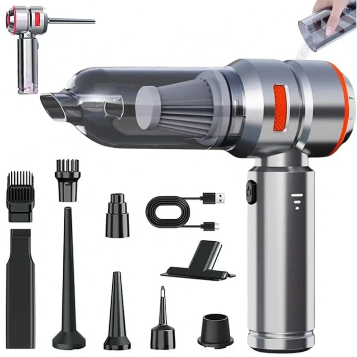 Araç Süpürgesi Kablosuz El Süpürgesi – 16000 Pa Fırçasız Motor (5047)