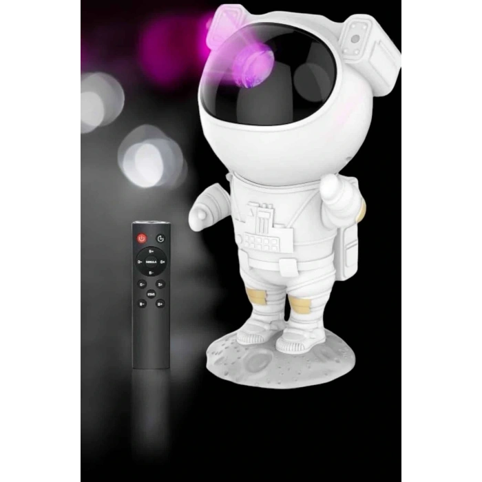 Astronot Bluetooth Hoparlör Gökyüzü Projektör Gece Lambası