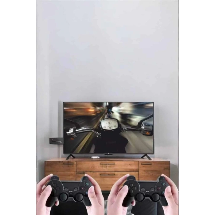 Atari Oyun Konsolu 2000 Oyunlu Game Stick 2.4G Wireless