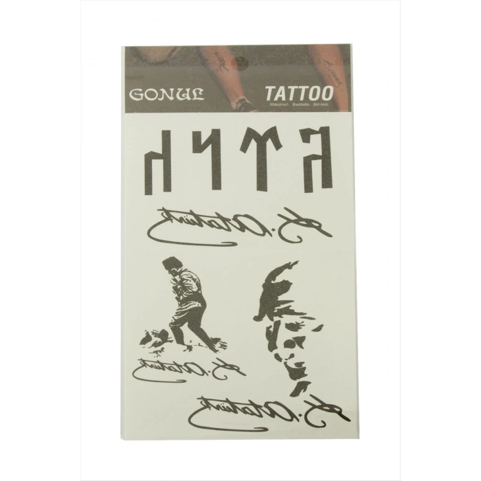 Atatürk Temalı Tattoo Dövme Sticker