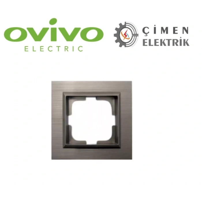 Bakır İkili Priz Çerçevesi Qantum - Priz ve Anahtar İçin Uyumlu Çerçeve