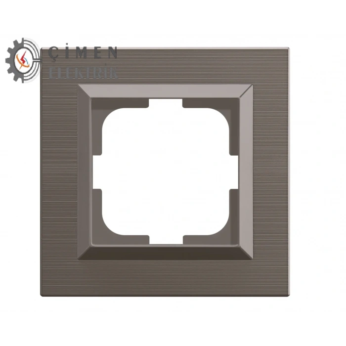 Bakır Tekli Çerçeve Quantum - Priz ve Anahtar İçin Uyumlu Çerçeve