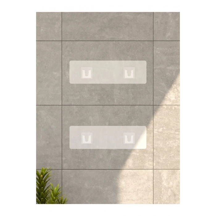 Banyo Düzenleyici Şampuanlık Sabunluk 2 Li Set Lamalı Güçlü Kaliteli Yapışkanlı Duş Rafı Organizer