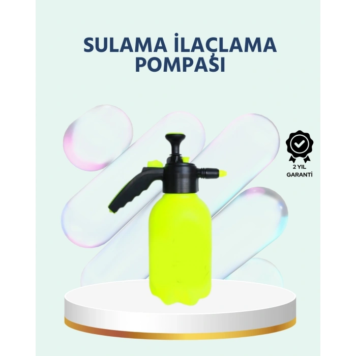 Basınçlı El Pompası 2 Litre Bakır Nozul Ayarlı Jet ve Dağınık Atım