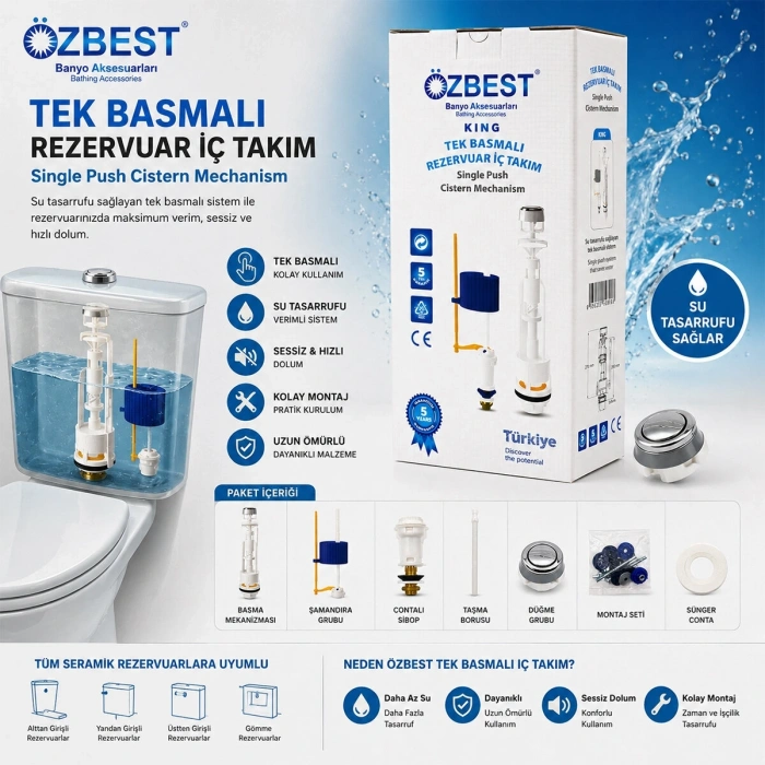 BASMALI REZERVUAR İÇ TAKIM (5047)