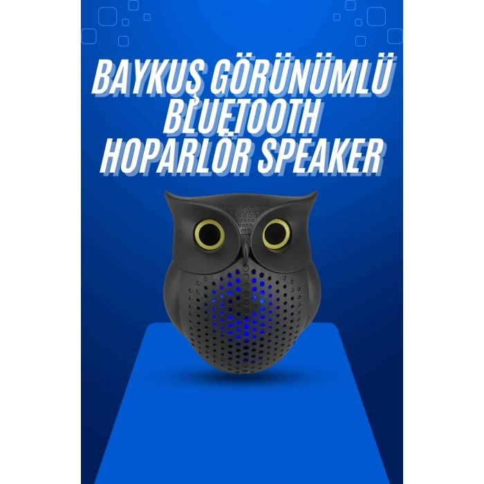 Baykuş Tasarımlı Mini Bluetooth Speaker Yüksek Ses Kaliteli Taşınabilir