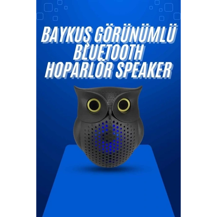 Baykuş Tasarımlı Mini Bluetooth Speaker Yüksek Ses Kaliteli Taşınabilir