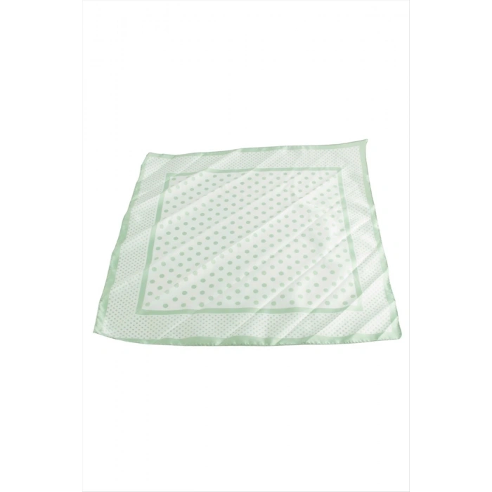 Benekli Zr Saten Fular 50*50 cm
