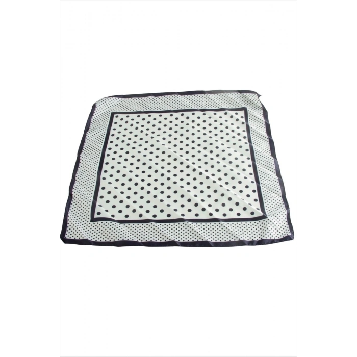 Benekli Zr Saten Fular 50*50 cm
