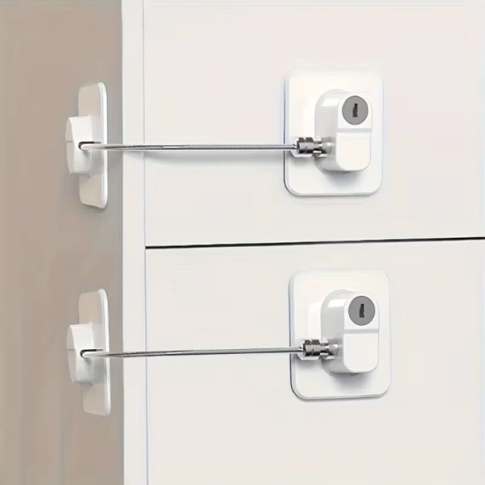 Beyaz Plaka Halatlı Emniyet Kilidi