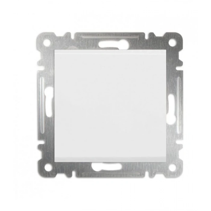 Beyaz Tekli Anahtar Çerçevesiz - Priz ve Anahtar İçin Uyumlu Çerçeve