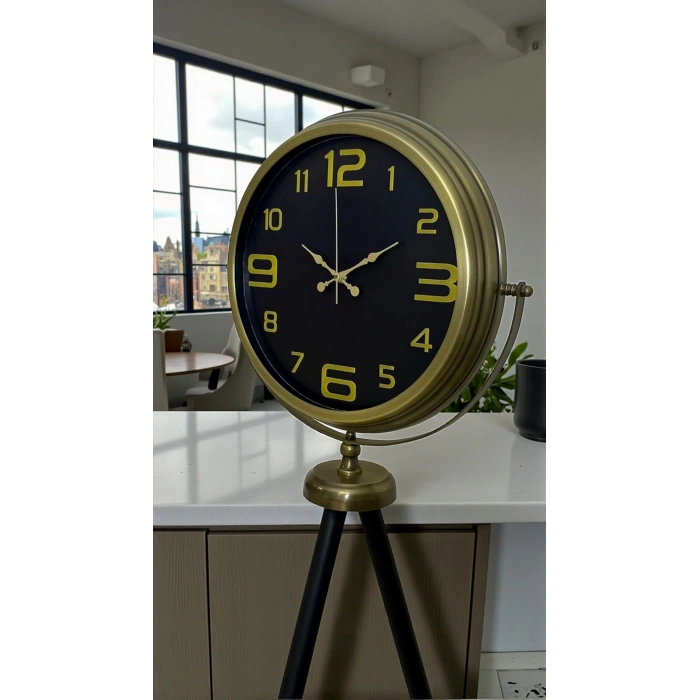 Black Noble Eskitme Tripod Ayaklı Saat