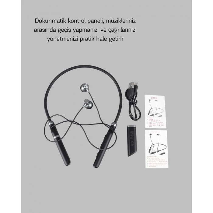 Bluetooth 5.0 ANC Kulaklık – Dokunmatik Kontrol, Kristal Netliğinde Mikrofonlu
