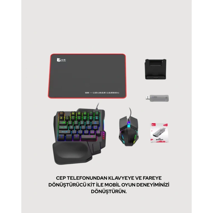 Bluetooth 5.3 Mobil Oyun Kiti – PUBG ve CODM İçin 5 Parça Set