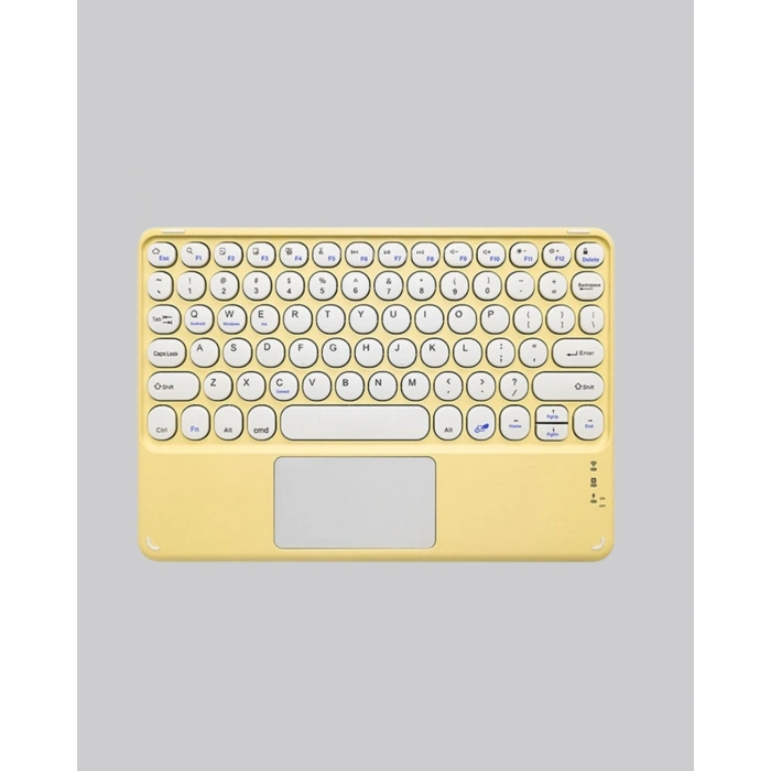 Bluetooth Klavye – Kablosuz, Sessiz Tuşlu, Android iOS Windows Uyumlu, Kompakt Taşınabilir Tasarım