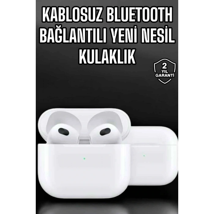 Bluetooth Kulaklık 3.Nesil Kablosuz Uzun Pil Ömrü Dokunmatik Kontrol