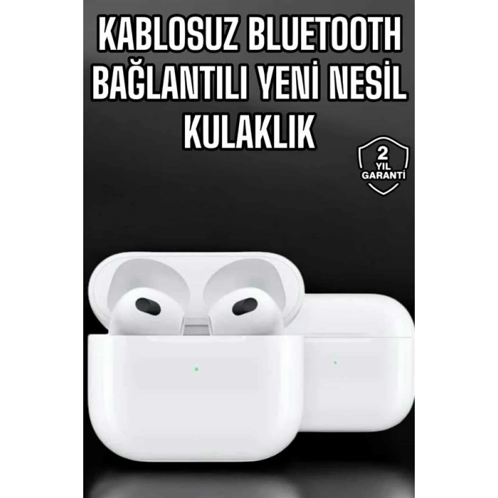 Bluetooth Kulaklık 3.Nesil Kablosuz Uzun Pil Ömrü Dokunmatik Kontrol