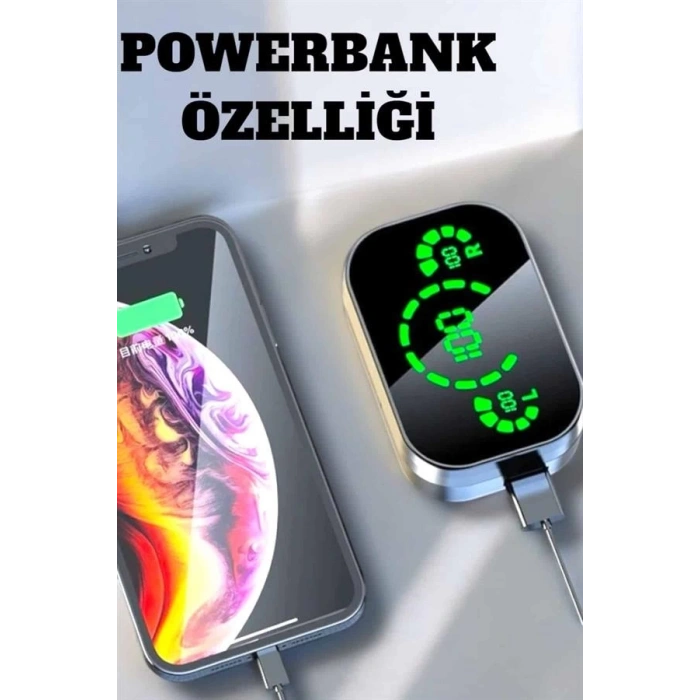 Bluetooth Kulaklık Çift Telefon Desteği ve Suya Dayanıklı Powerbankli