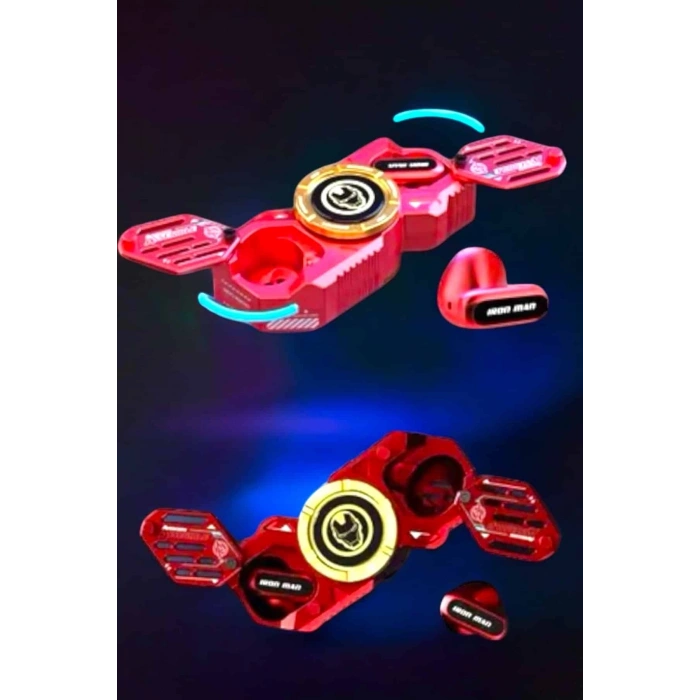 Bluetooth Kulaklık Stres Çarklı Döndürülebilir Uzun Şarj Süreli Oyuncu Kulaklığı