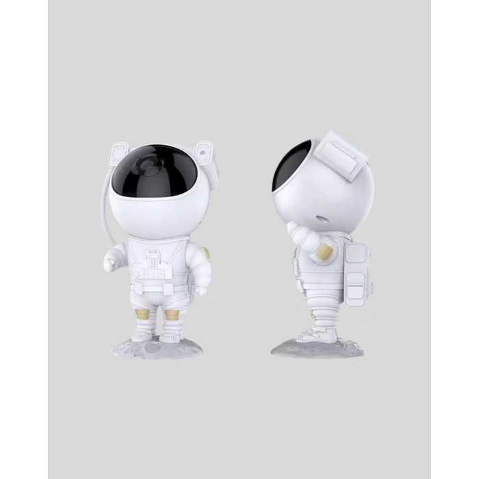 Bluetooth Müzikli Astronot Projeksiyon Lambası Yıldız ve Ay Efektli