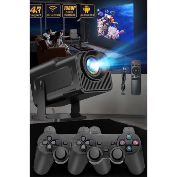 Bluetooth ve Yüksek Çözünürlükle Donatılmış Kompakt Projeksiyon Cihazı