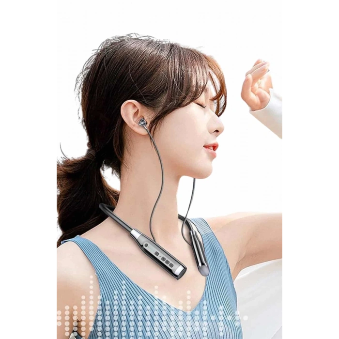 Boyun Bantlı SD Kart Girişli Yüksek Perfomanslı Bluetooth Kulaklık