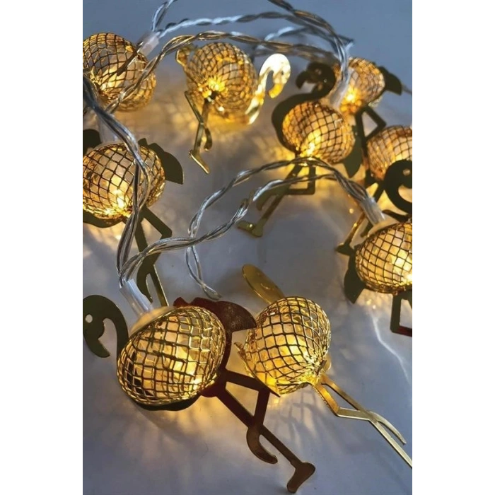 BUFFER® 2 Metre Pilli İnce Tel Led Işık Zinciri Parti Aydınlatma