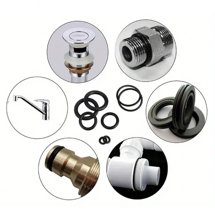 BUFFER® 225 Parça Kauçuk Conta Seti ,Kendiliğinden Saklama Kutulu O Halkası Seti