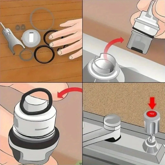 BUFFER® 225 Parça Kauçuk Conta Seti ,Kendiliğinden Saklama Kutulu O Halkası Seti