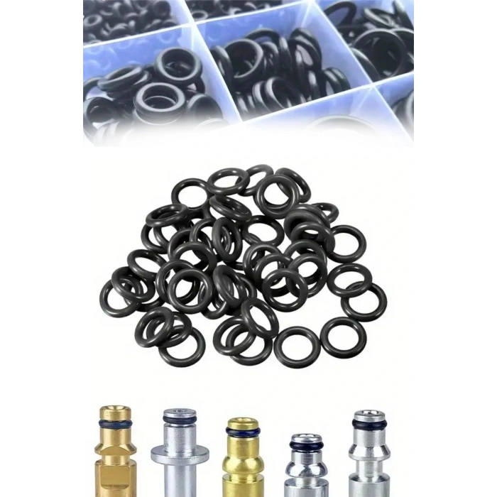 BUFFER® 225 Parça Kauçuk Conta Seti ,Kendiliğinden Saklama Kutulu O Halkası Seti