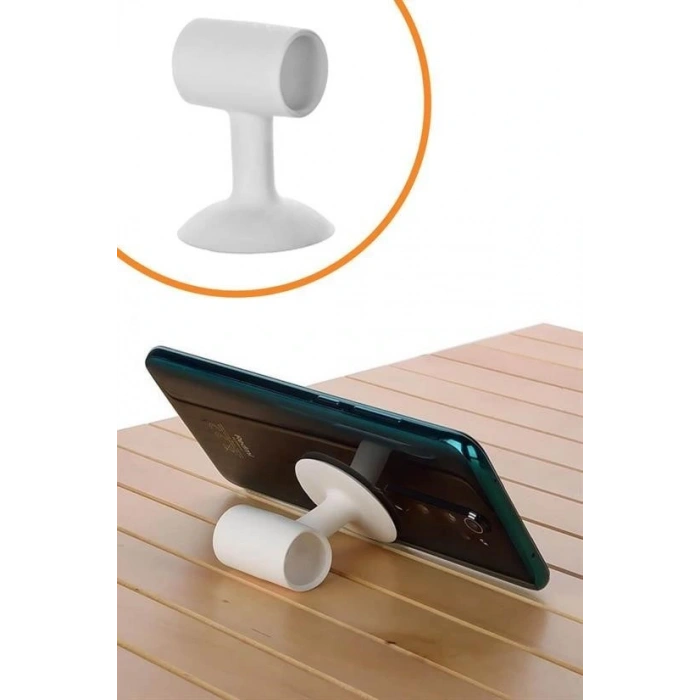 BUFFER®  4 Adet Çok Amaçlı Vakumlu Kapı Stoperi,Kablo Organizeri,Telefon Sabitleyici