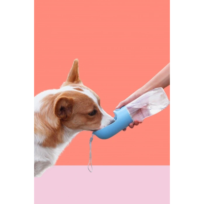 BUFFER® 450 ml Taşınabilir Butonlu Evcil Hayvan Suluğu